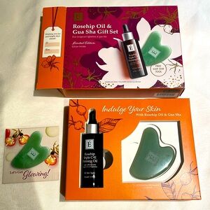 ÉMINENCE ROSEHIP TRIPLE C+E OIL & GUA SHA GIFT SET